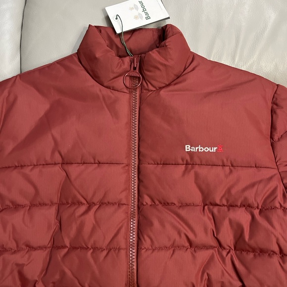 NWT - Barbour Water Repellent Thick Tarben Quilted Unisex Jacket - Men M/Women L - Picture 3 of 12